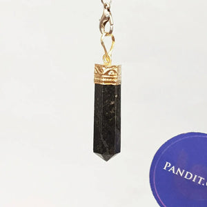 Nuummite Cap Pencil Pendant