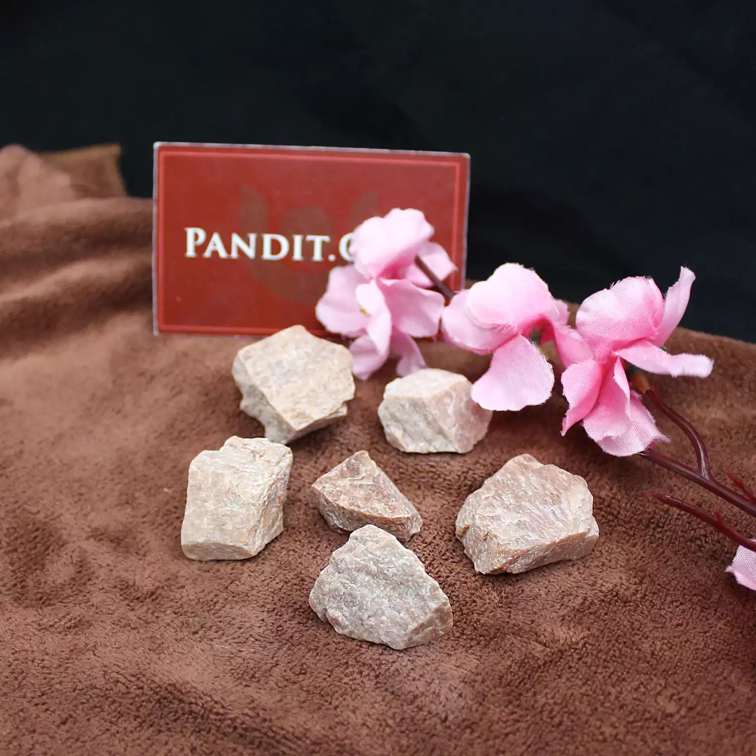 Peach Moonstone Natural Raw Stones