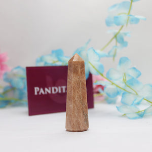 Peach Moonstone Pencil Tower Point