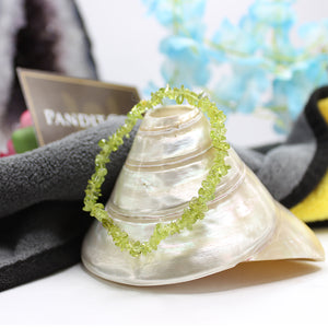 Peridot Chip Bracelet