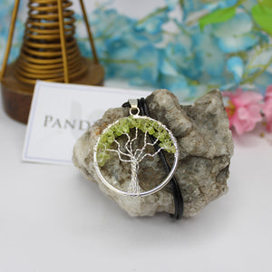 Peridot Tree Of Life Pendant