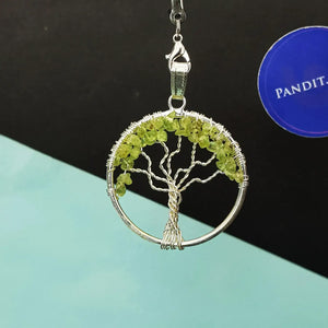 Peridot Tree Of Life Pendant