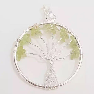 Peridot Tree of Life Pendant