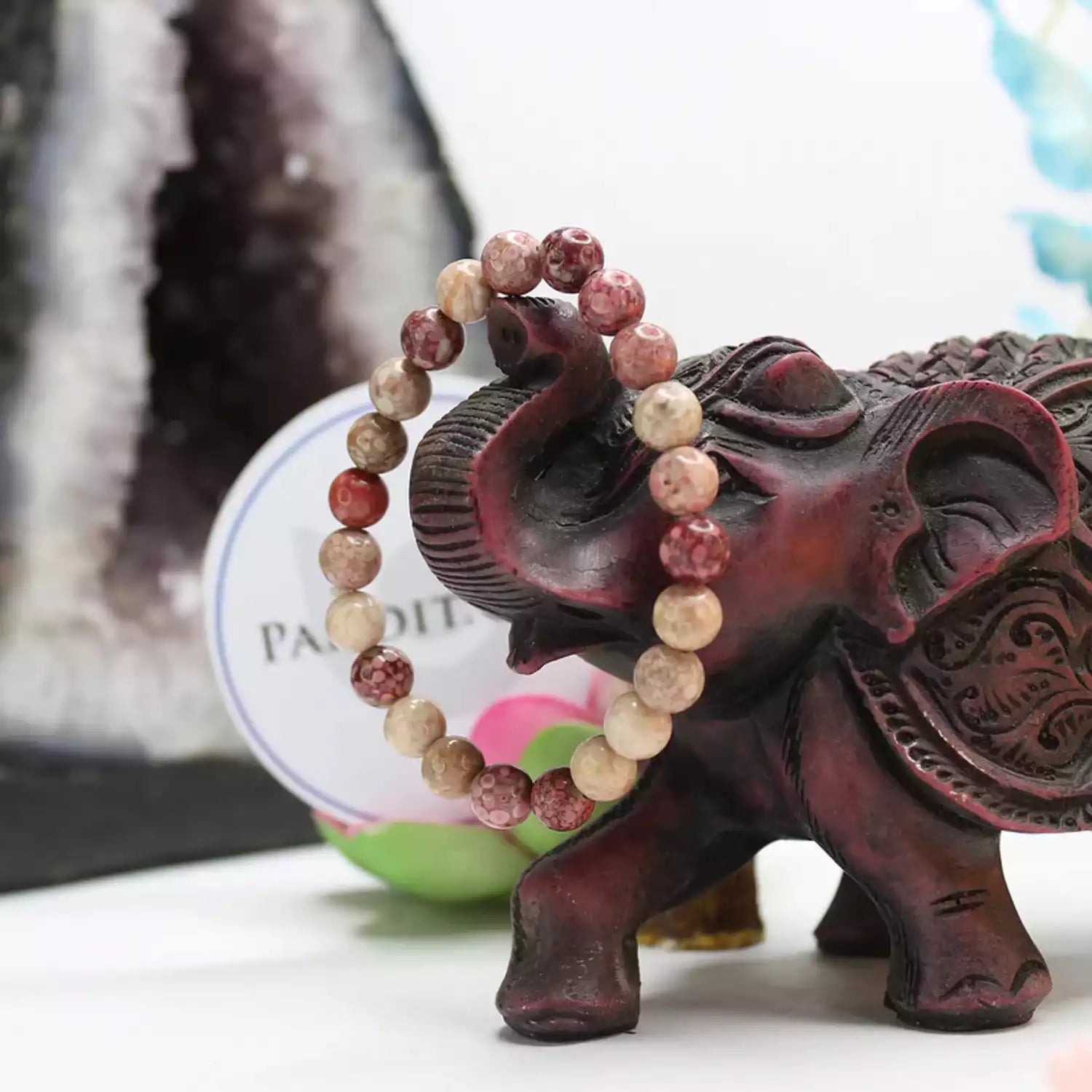 Pink Llanite Bracelet