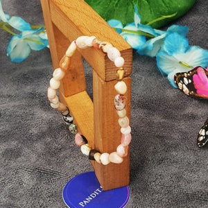 Pink Opal Tumble Bracelet