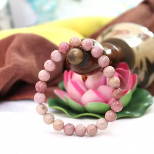 Pink Rhodonite Bracelet