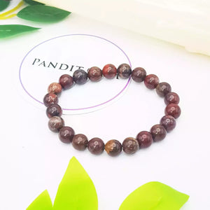 Poppy Jasper Bracelet — bracelet worn on wrist demonstration