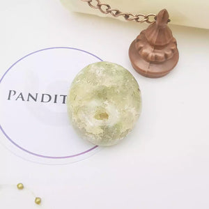 Prehnite Healing Crystal Palm Stone