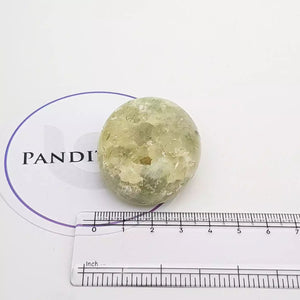 Prehnite Healing Crystal Palm Stone