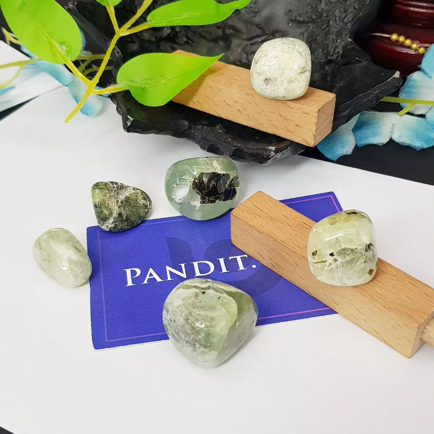 Prehnite Tumble Stones