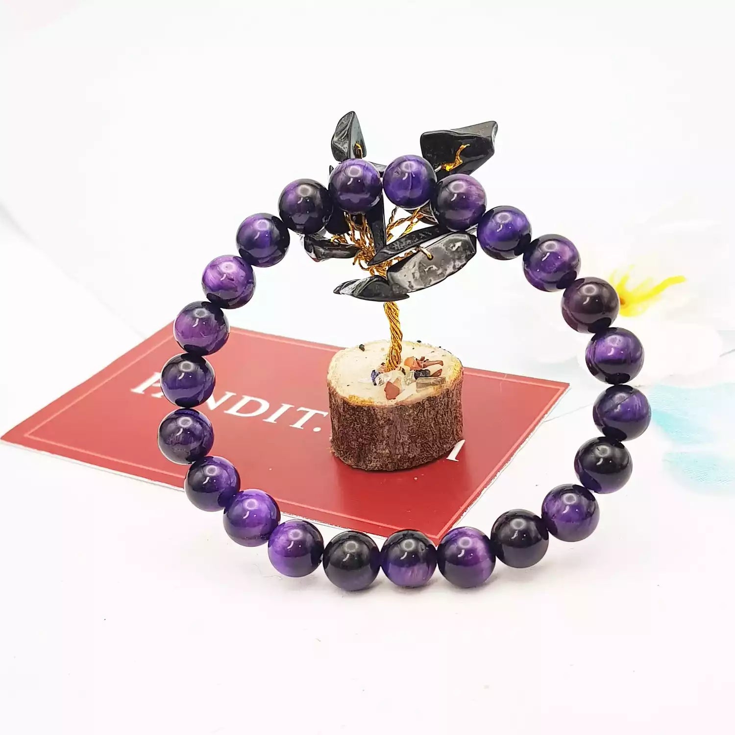 Purple Tiger Bracelet