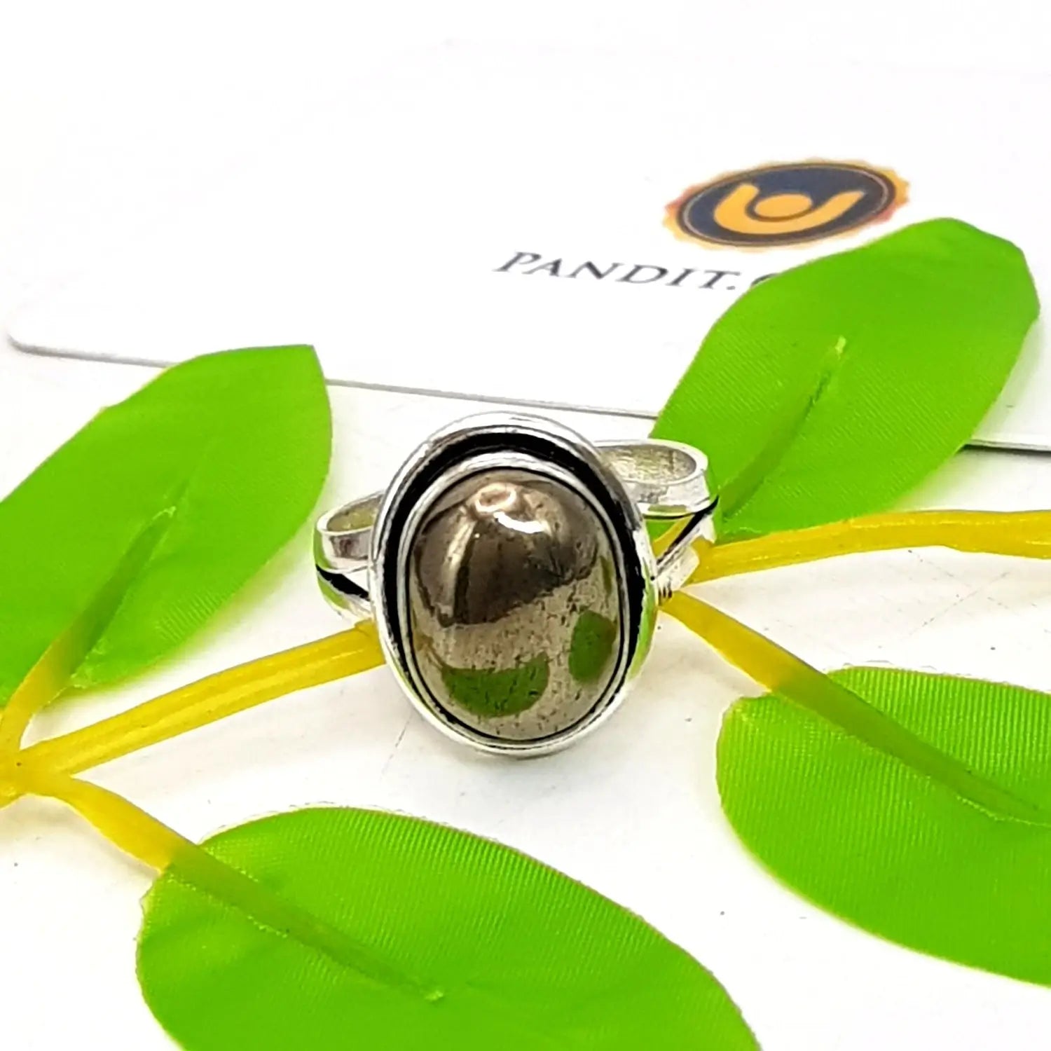 Pyrite Adjustable Ring