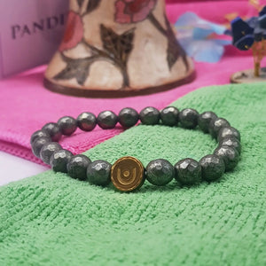Pyrite Diamond Cut Bracelet