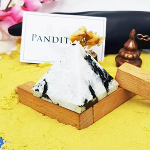 Rainbow Moonstone Crystal Pyramid