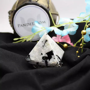 Rainbow Moonstone Crystal Pyramid