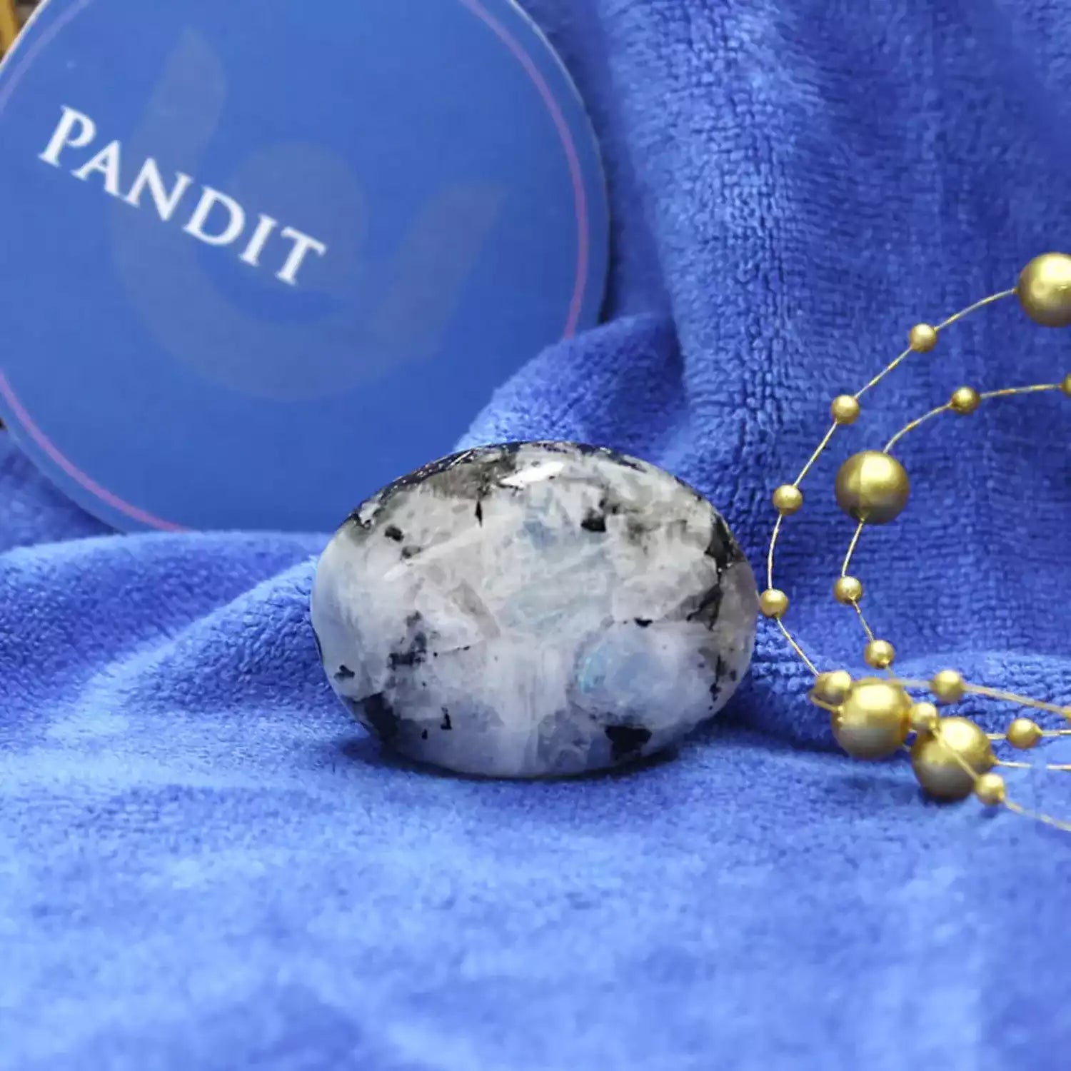 Rainbow Moonstone Healing Crystal Palm Stone