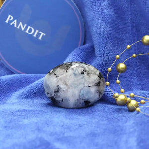 Rainbow Moonstone Healing Crystal Palm Stone