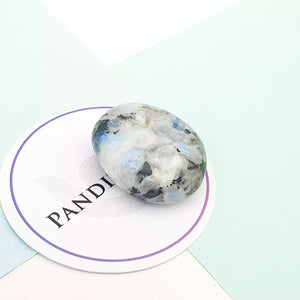 Rainbow Moonstone Healing Crystal Palm Stone