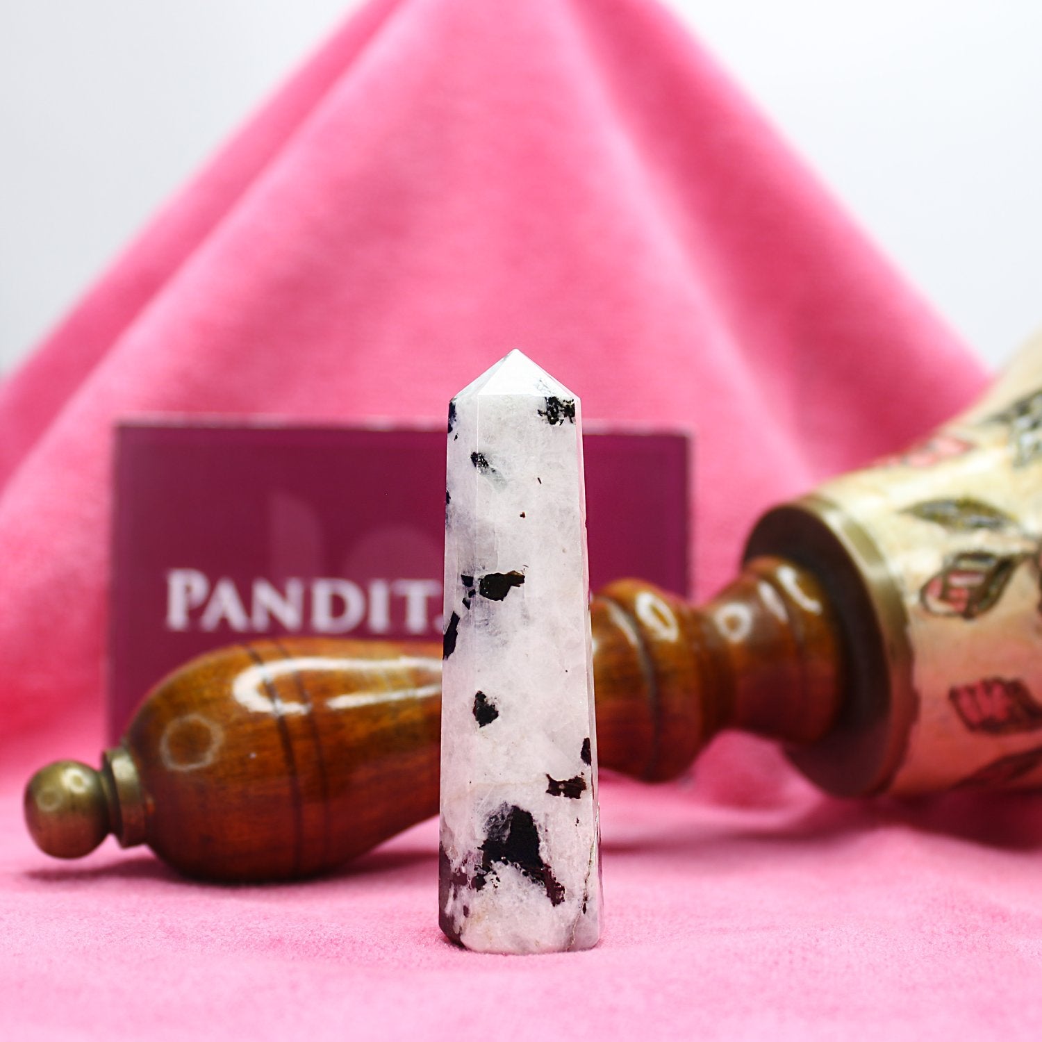 Rainbow Moonstone Pencil Tower Point