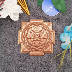 Real Sanskari Copper Shree Yantra