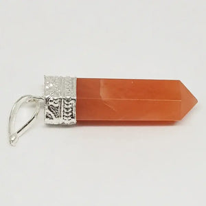 Red Aventurine Cap Pencil Pendant