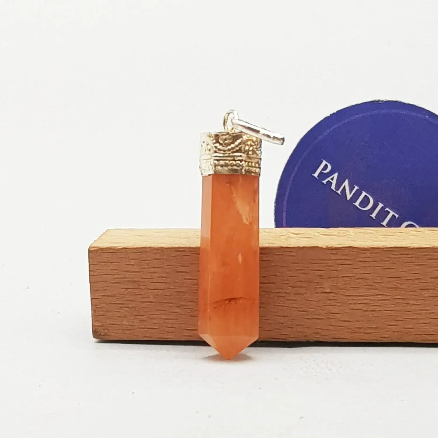Red Aventurine Cap Pencil Pendant