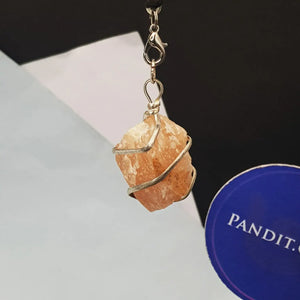 Red Aventurine Spiral Pendant