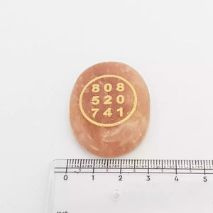 Red Aventurine Zibu Symbol Coin
