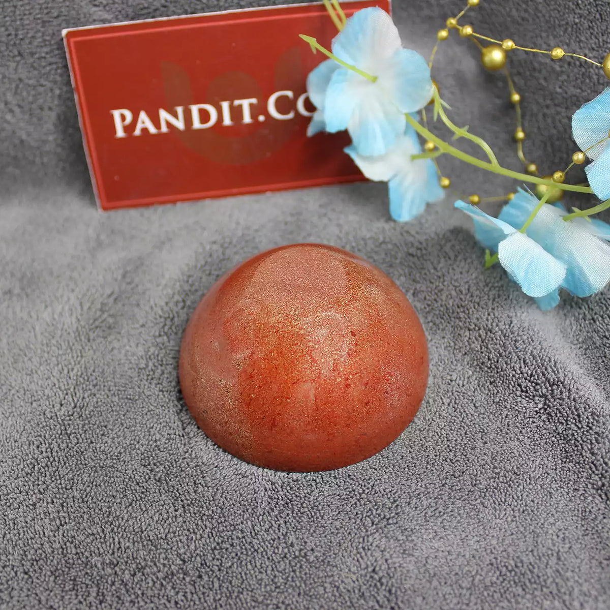 Red Jasper Bowl — bowl interior detail