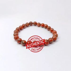 Red Jasper Diamond Cut Bracelet