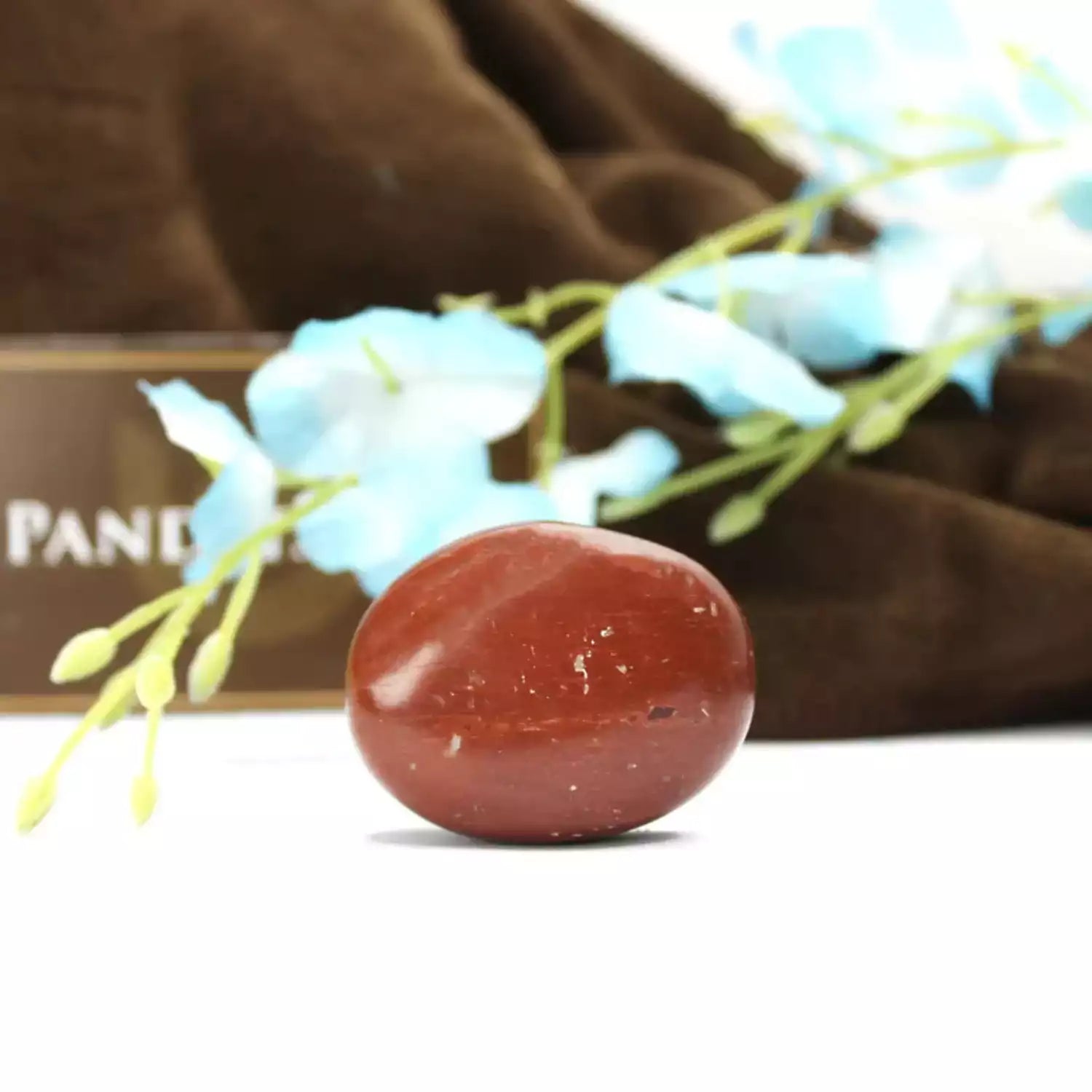 Red Jasper Healing Crystal Palm Stone