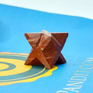 Red Jasper Merkaba Star