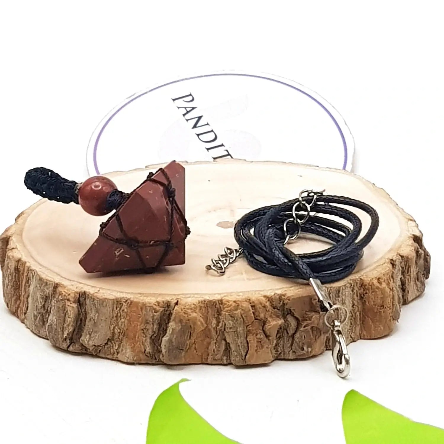 Red Jasper Pyramid Pendant