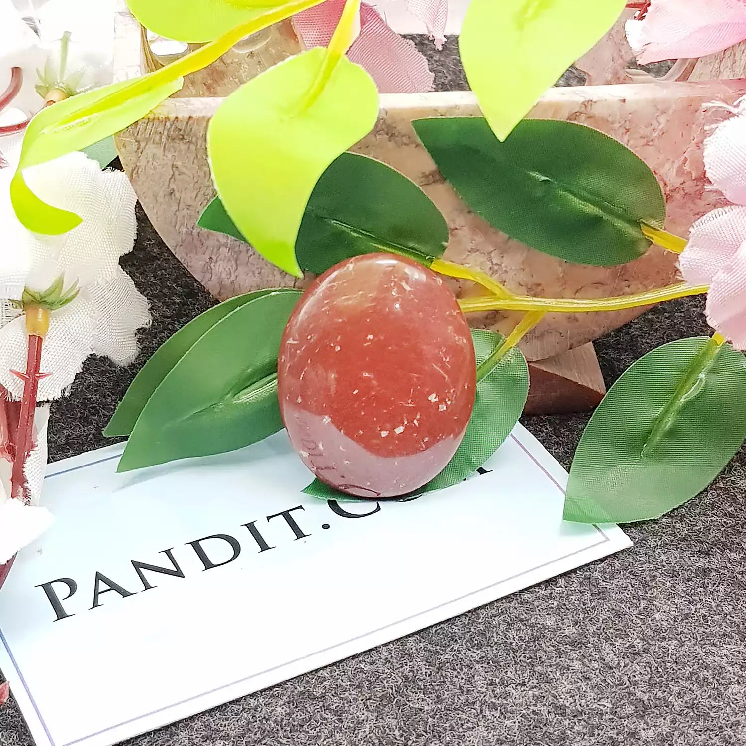 Red Jasper Worry Stone