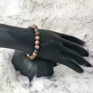Rhodonite Crystal Bracelet