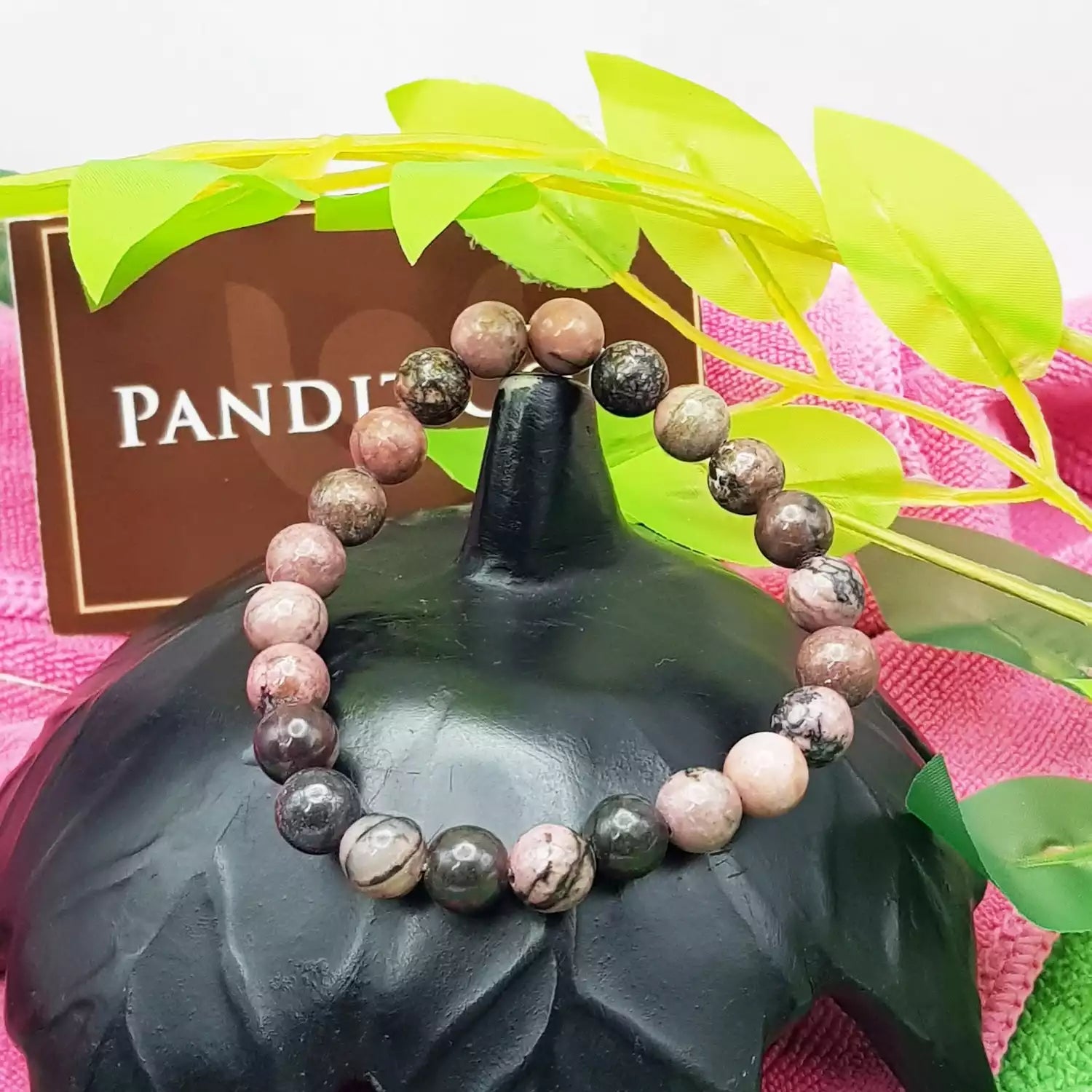 Rhodonite Crystal Bracelet