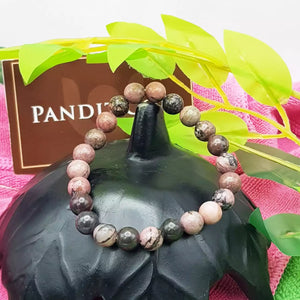 Rhodonite Crystal Bracelet
