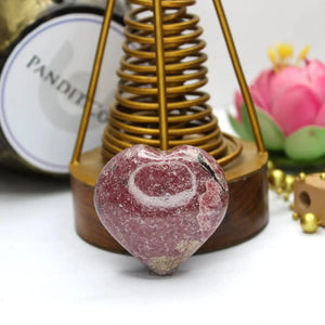Rhodonite Healing Crystal Heart Stone