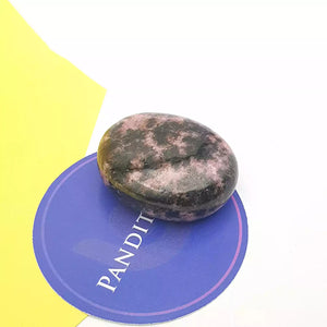 Rhodonite Healing Crystal Palm Stone