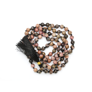 Rhodonite Mala