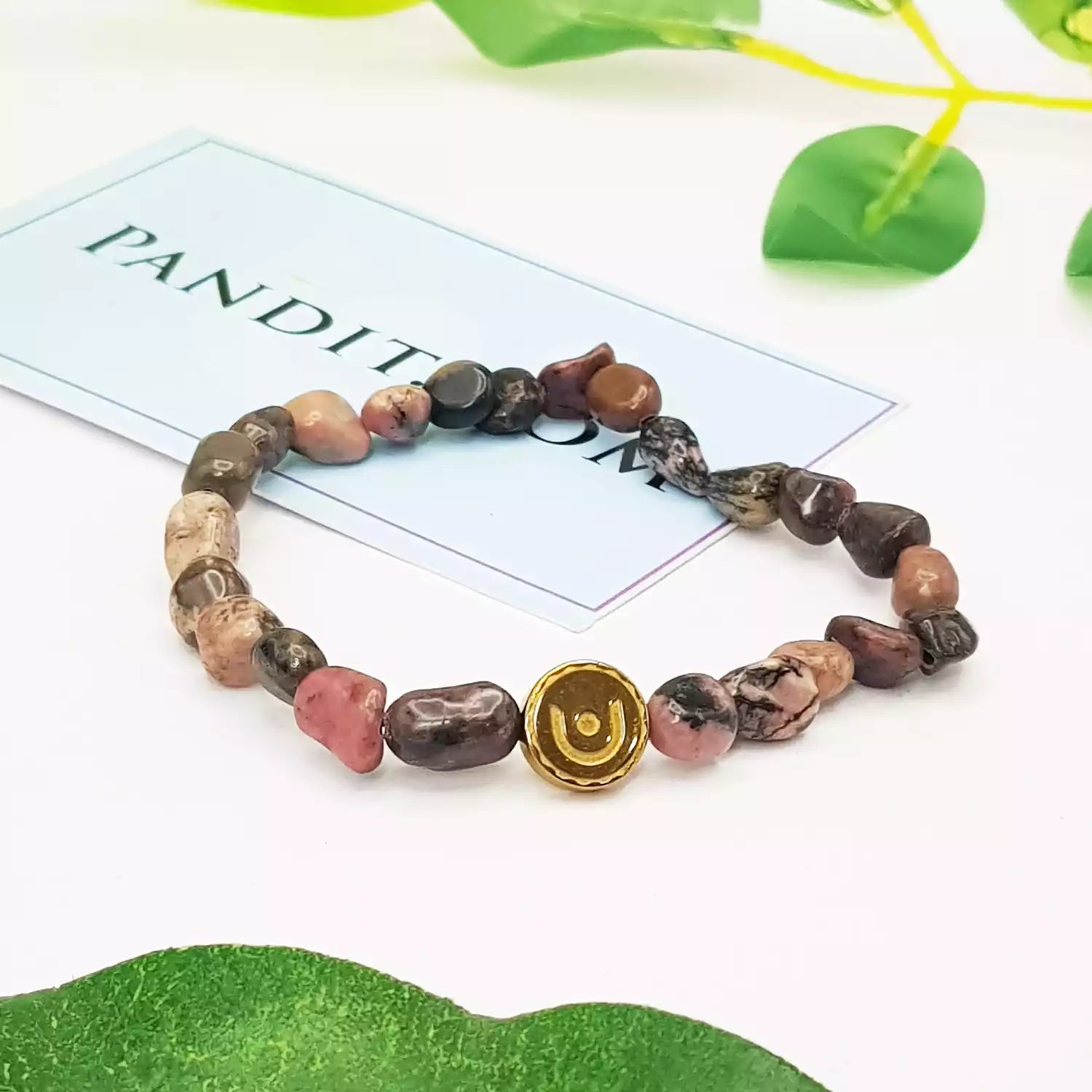 Rhodonite Tumble Bracelet