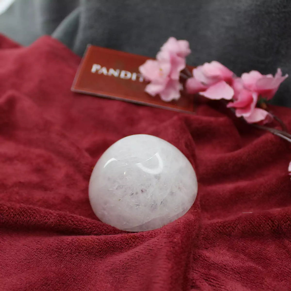 Rose Quartz Bowl — bowl interior detail