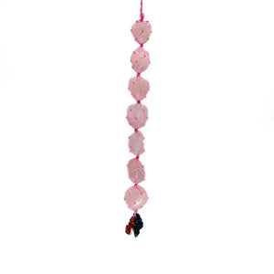 Rose Quartz Car Hanging Tumble Stones