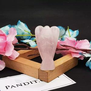 Rose Quartz Crystal Angel
