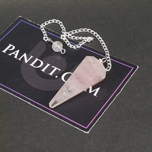 Rose Quartz Dowsing Pendulum