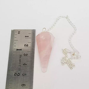 Rose Quartz Dowsing Pendulum