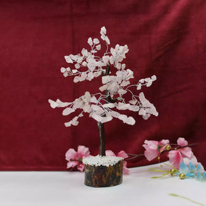 Rose Quartz Gemstone Tree
