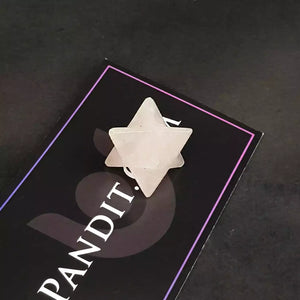 Rose Quartz Merkaba Star