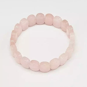 Rose Quartz Oval Faceted Bracelet