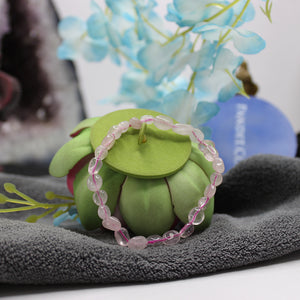 Rose Quartz Tumble Bracelet